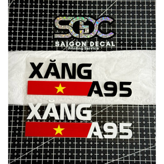Tem Sticker DTF Logo Tròn Tôi Yêu Việt Nam - Cờ Việt Nam A95 |SGDC - 1 Cái/Cặp|