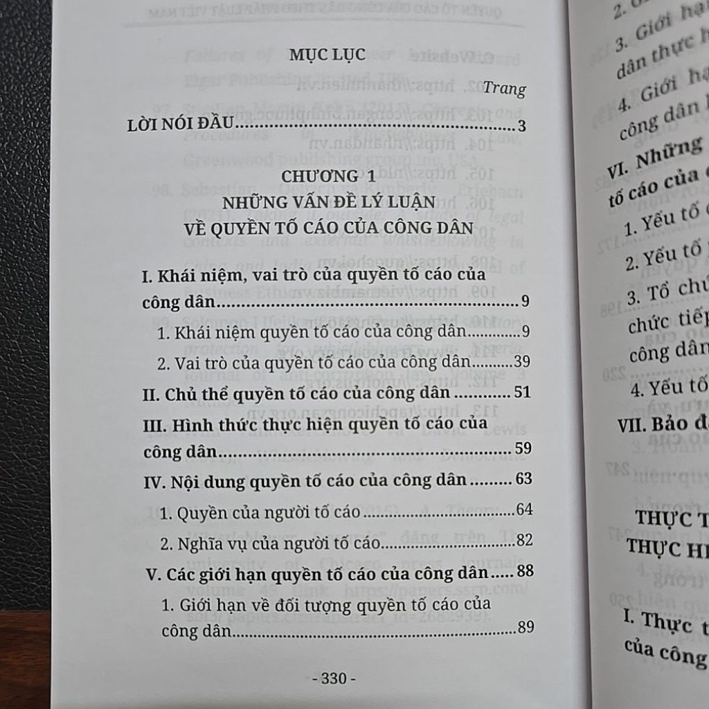 Sách - Quyền tố cáo của công dân theo pháp luật Việt Nam