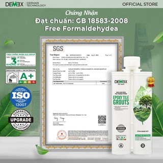Combo Bộ Dụng Cụ và Keo Chà Ron Demex Cao Cấp - Chống Thấm, Chống Ố, Bền màu Không Chứa Chất Gây Ung Thư  (Có súng)