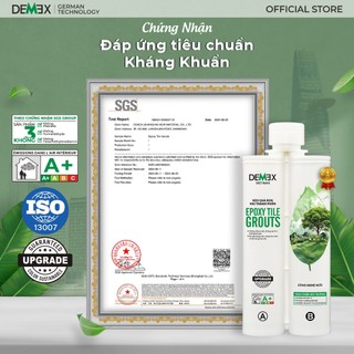 Combo Bộ Dụng Cụ và Keo Chà Ron Demex Cao Cấp - Chống Thấm, Chống Ố, Bền màu Không Chứa Chất Gây Ung Thư  (Có súng)