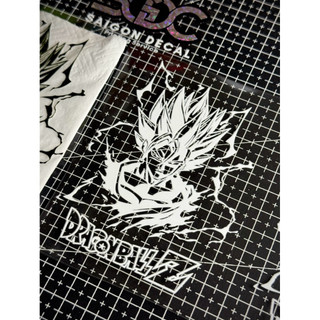 Tem Sticker DTF DRAGONBALL Z 2025 - 2 Màu Sắc |SGDC - 1 Cái/Cặp|