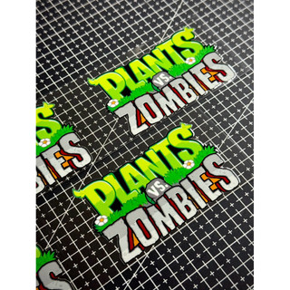 Tem Sticker DTF Chữ Plants Vs Zombies, Dán & Tinh Chỉnh Được Nhiều Vị Trí Trên Xe |SGDC - 1 Cái/Cặp|