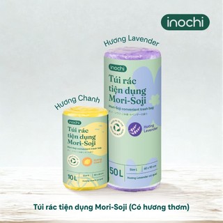 Túi rác Mori-Soji tiện dụng hương Chanh/Lavender, chống thấm, dẻo dai, giữ không gian sạch thoáng