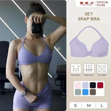 Áo bra nữ SEY BRA STRAP, áo ngực thể thao, Áo Bra nâng ngực, Áo tập Gym, thoải mái vận động