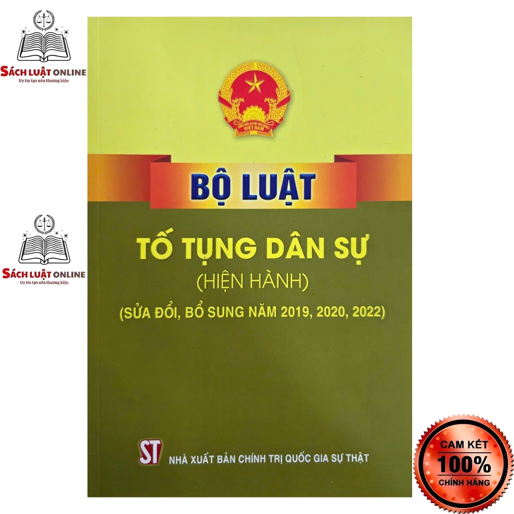 Sách LC - Bộ luật tố tụng dân sự (Hiện hành) NXB Chính trị quốc gia sự thật
