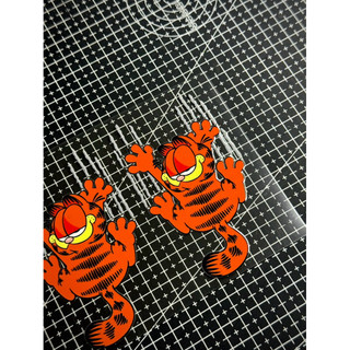Tem Sticker DTF Mèo Béo Siêu Quậy Garfield, Dán Trang Trí Được Nhiều Vị Trí Trên Xe |SGDC - 1 Cái/Cặp|