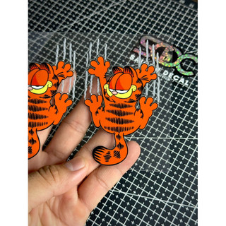 Tem Sticker DTF Mèo Béo Siêu Quậy Garfield, Dán Trang Trí Được Nhiều Vị Trí Trên Xe |SGDC - 1 Cái/Cặp|