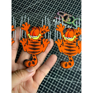 Tem Sticker DTF Mèo Béo Siêu Quậy Garfield, Dán Trang Trí Được Nhiều Vị Trí Trên Xe |SGDC - 1 Cái/Cặp|