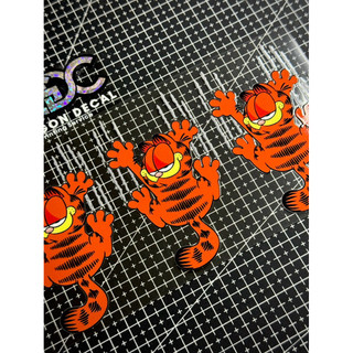 Tem Sticker DTF Mèo Béo Siêu Quậy Garfield, Dán Trang Trí Được Nhiều Vị Trí Trên Xe |SGDC - 1 Cái/Cặp|