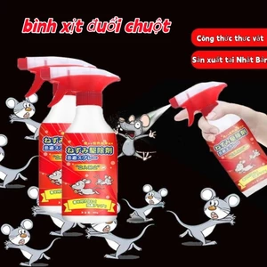 Xịt Đuổi Chuột 500ml Công Nghệ Đức - Chiết Xuất Thiên Nhiên Tính An toàn Xua Đuổi Chuột, Gián [Kèm Vòi Xịt]