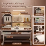 KAZACABàn học, chống gù lưng và cận thị, có thể nâng hạ chiều cao, điều chỉnh mặt bàn, kèm giá đỡ sách có thể điều chỉnh — ảnh 4