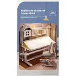 KAZACABàn học, chống gù lưng và cận thị, có thể nâng hạ chiều cao, điều chỉnh mặt bàn, kèm giá đỡ sách có thể điều chỉnh — ảnh 7