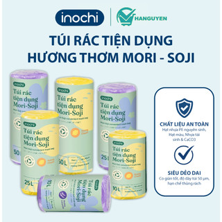 Túi rác Mori-Soji tiện dụng hương Chanh/Lavender, chống thấm, dẻo dai, giữ không gian sạch thoáng