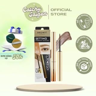 [NONGCHAT] Mascara Định Hình Chân Mày Nongchat Đầu Nhỏ, Setting Eyebrown Mascara, 2g
