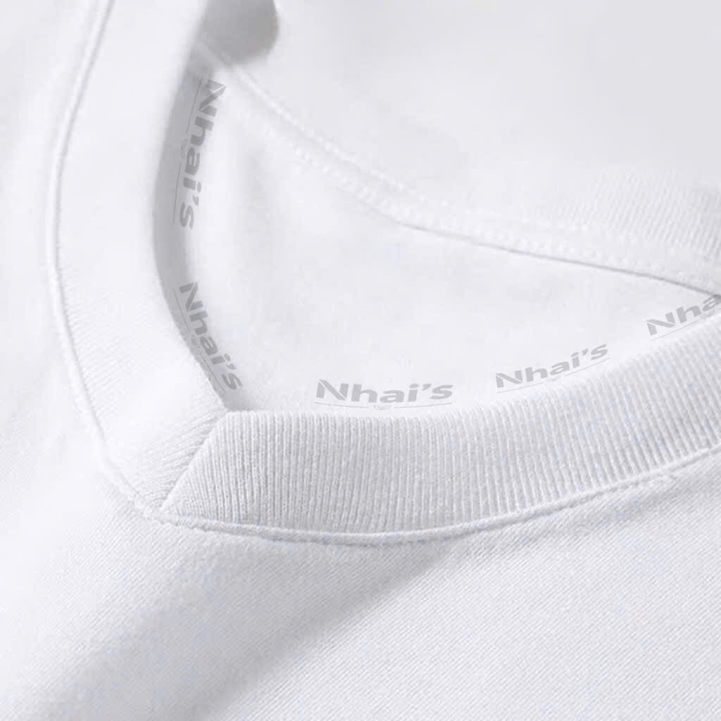 Áo Thun Cổ Tim Trơn Nam Nữ Unisex - Nhai's