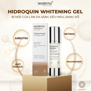 Gel Làm Sáng Da, Cải Thiện Sắc Tố Da - Sesderma Hidroquin Whitening Gel 50ml