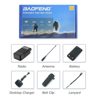 Bộ Đàm baofeng UV-16 Pro IP68 Chống Nước Khoảng Cách 30-50km Băng Tần Kép Bảo Hành 24 Tháng