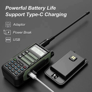 Bộ Đàm baofeng UV-16 Pro IP68 Chống Nước Khoảng Cách 30-50km Băng Tần Kép Bảo Hành 24 Tháng