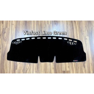 Thảm Taplo Tuyết Nhung Ô Tô Vinfast LIMO GREEN hàng 3 lớp loại 1, bảo vệ taplo chống nắng, không hắt bóng kính.