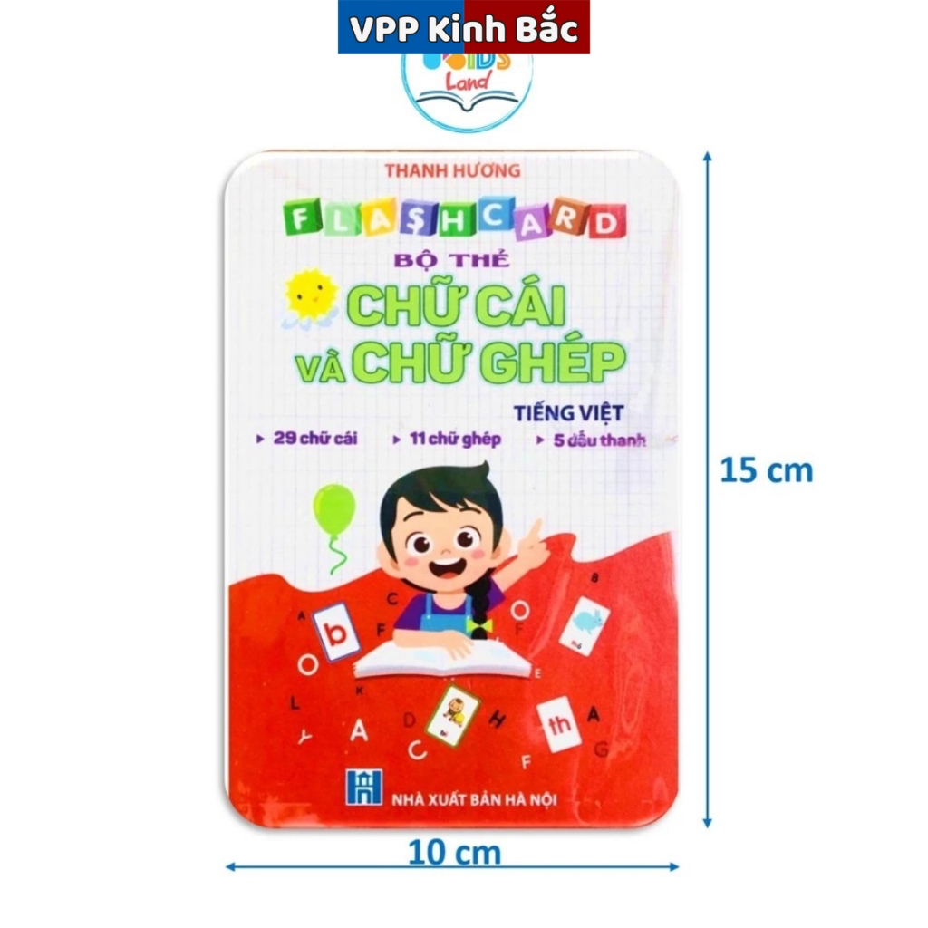 Bộ Thẻ Ghép Chữ Cái Tiếng Việt Dành Cho Các Bé.