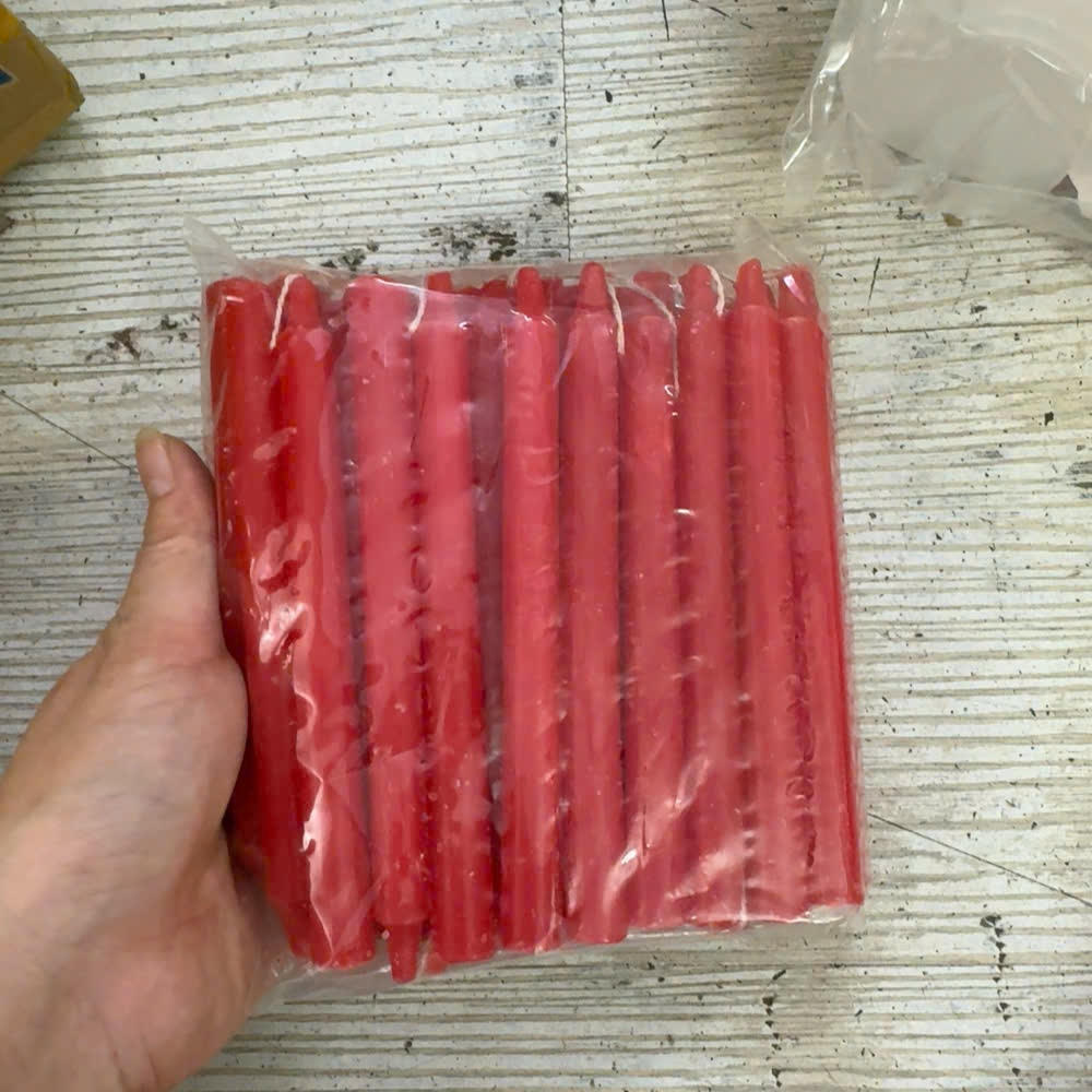 combo 120 cây đèn cầy thắp sáng chơi trung thu (500g)