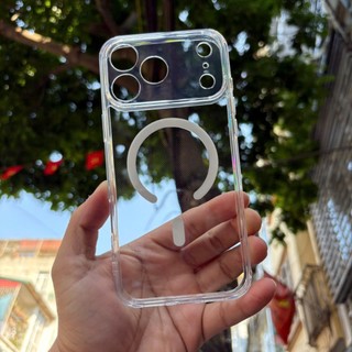 ỐP Lưng iPhone Hít Nam Châm Siêu Chặt Trong Suốt Bảo Vệ Camera Chống Ố VÀng,Chống Sốc KiNGBON
