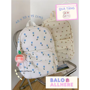 BaLo (XINHXINH) [ORDER] Balo Balo Đi Học Họa Tiết Hoa Nhí Xinh Xắn BL140