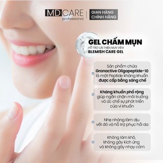 Gel chấm mụn hỗ trợ cải thiện mụn viêm MD CARE MEGADUO và MEGADUO PLUS 15ml