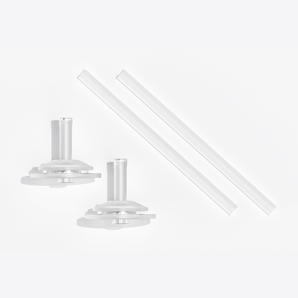 [MỚI] - Bộ núm hút/dây hút thay thế silicone Moyuum - 2 núm + 2 dây hút thẳng