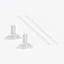 - Bộ núm hút/dây hút thay thế silicone Moyuum - 2 núm + 2 dây hút thẳng