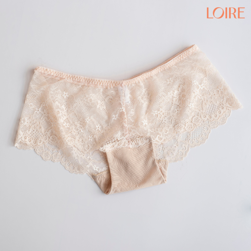 Combo 4 Quần Lót Ren Nữ Sexy Loire VQ078-QL522 Dáng Hipster Co Giãn Tốt Mềm Mại Đáy Cotton Kháng Khuẩn