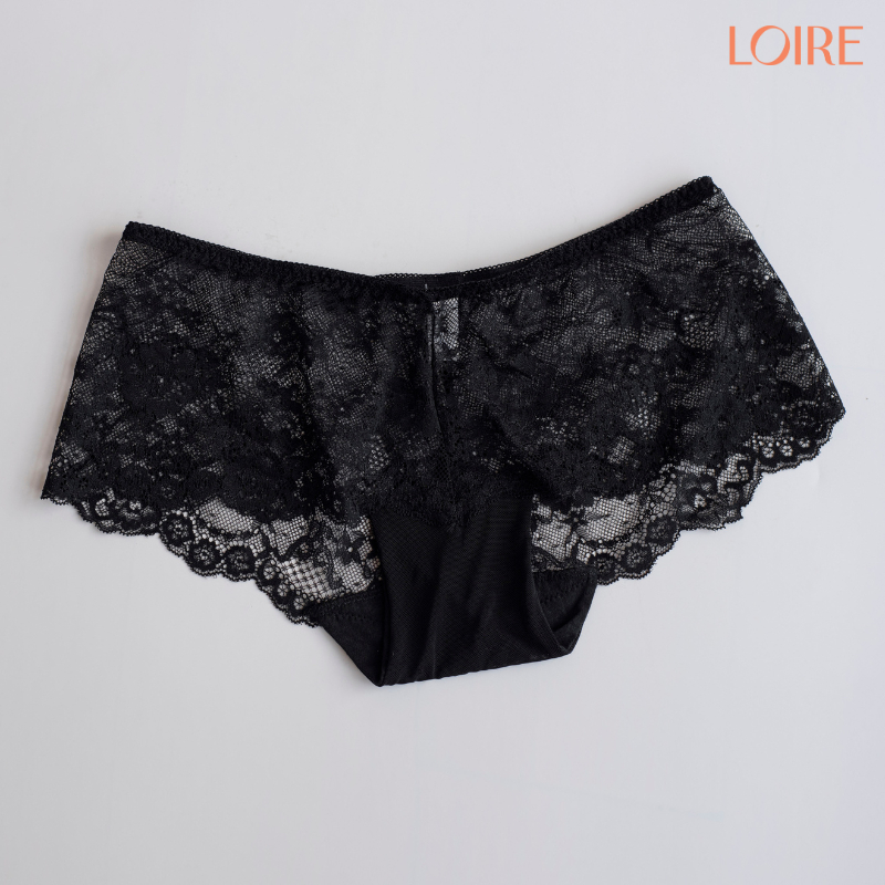 Combo 4 Quần Lót Ren Nữ Sexy Loire VQ078-QL522 Dáng Hipster Co Giãn Tốt Mềm Mại Đáy Cotton Kháng Khuẩn