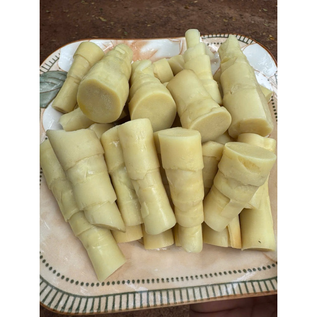 1kg Đọt măng le rừng luộc - hút chân không