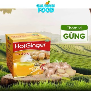 [Thùng x30 Hộp] Trà Gừng Cozy hòa tan Hot Ginger Hương Vị Cay Ngọt Hỗ Trợ Làm Ấm Cơ Thể 20 gói x 10g