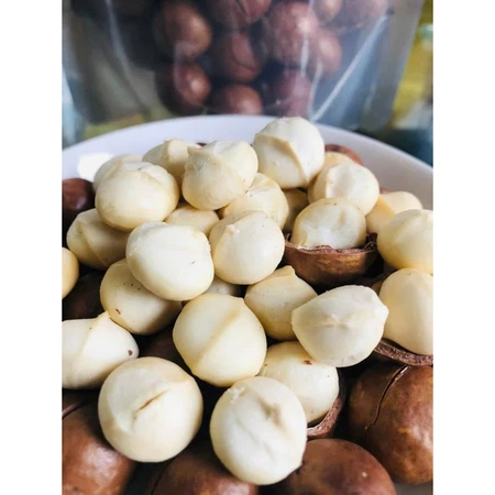 Nhân Macca Daklak Nguyên 500g – Hạt Macca Nguyên Tuyển Chọn, Giòn Béo Tự Nhiên