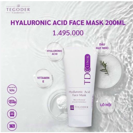 [HÀNG CÔNG TY] Mặt Nạ Tegoder Hyaluronic Acid Cấp Ẩm Căng Bóng Tức Thì  50ML