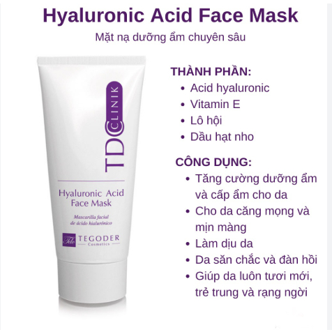 [HÀNG CÔNG TY] Mặt Nạ Tegoder Hyaluronic Acid Cấp Ẩm Căng Bóng Tức Thì  50ML