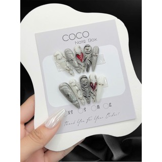 (Hỏa Tốc) Nail Box thiết kế G102 nail Y2K phong cách cá tính nhà Gemychip