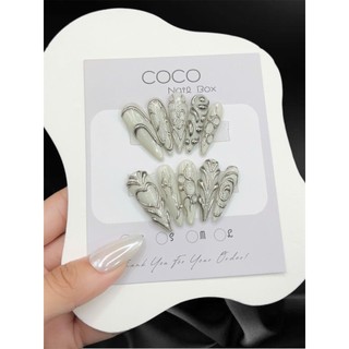 (Hỏa Tốc) Nail Box thiết kế G102 nail Y2K phong cách cá tính nhà Gemychip