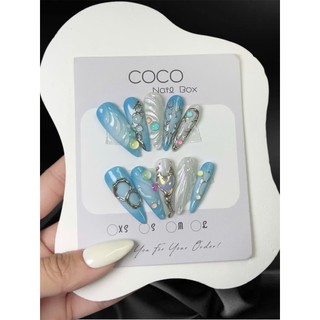 (Hỏa Tốc) Nail Box thiết kế G102 nail Y2K phong cách cá tính nhà Gemychip