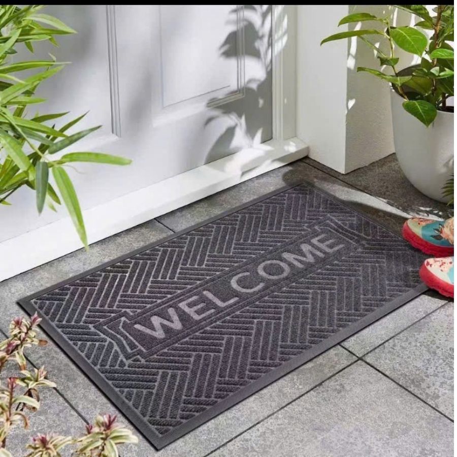 Thảm Lau Chùi Chân Cửa Ra Vào Nhà Tắm Sợi Polyester Cao Cấp Chống Trượt Khô Nhanh Siêu Bền kích thước lớn Size Lớn 1986