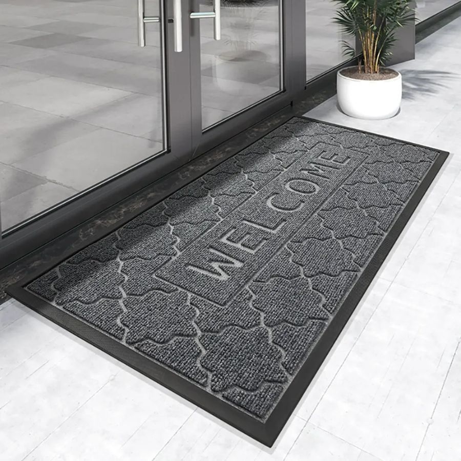 Thảm Lau Chùi Chân Cửa Ra Vào Nhà Tắm Sợi Polyester Cao Cấp Chống Trượt Khô Nhanh Siêu Bền kích thước lớn Size Lớn 1986