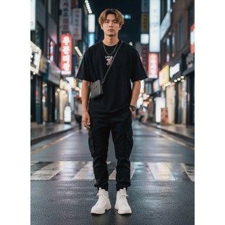 Áo thun Stee Cổ tròn WASSUP II Localbrand ICVCVNI Unisex