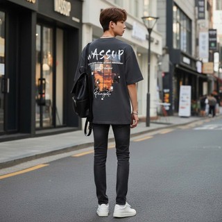 Áo thun Stee Cổ tròn WASSUP II Localbrand ICVCVNI Unisex