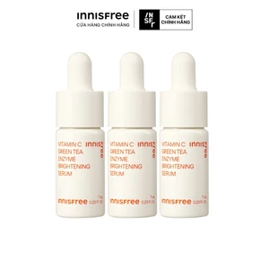 Set 03 Tinh chất dưỡng sáng da Vitamin C Green Tea Enzyme Brightening Serum 7mlx3