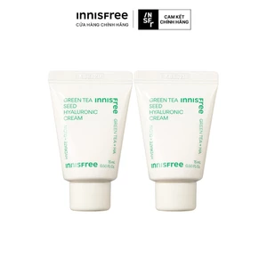 02 Kem dưỡng ẩm trà xanh innisfree Green Tea Seed Hyaluronic Cream 15mlx2
