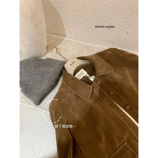 𝐏𝐡𝐢𝐞𝐧 | (Sẵn) W8054 áo khoác nhung cổ bẻ túi nắp form vừa phong cách Hàn
