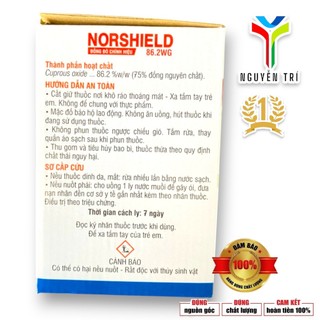 Norshield 86.2WG  Gói 50gr (Đồng đỏ chính hiệu 75%) - Đặc trị Rỉ Sắt, Thán thư, Hợp Trí Summit