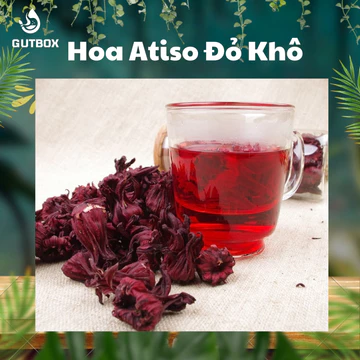 Hoa Atiso (hibicus) đỏ - nguyên liệu làm trà Kombucha/ pha trà thảo mộc đẹp da