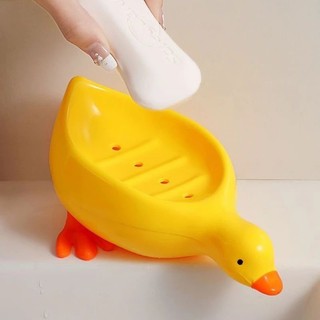 Khay NHỰA CHÚ VỊT Để Xà Phòng - Hộp Đựng Xà Phòng Hình Chú Vịt Có Chỗ Thoát Nước